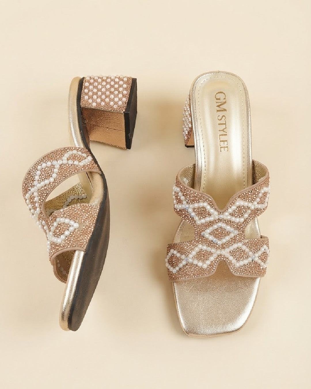 GM PEARL CRYSTAL GRACE  CHAPPAL