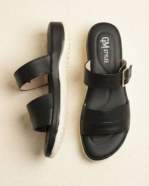 BLACK SOFTY SLIPPER 806