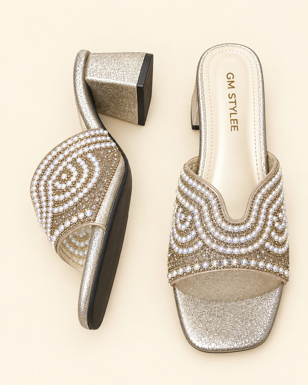 GM ELEGANT STONE CHAPPAL
