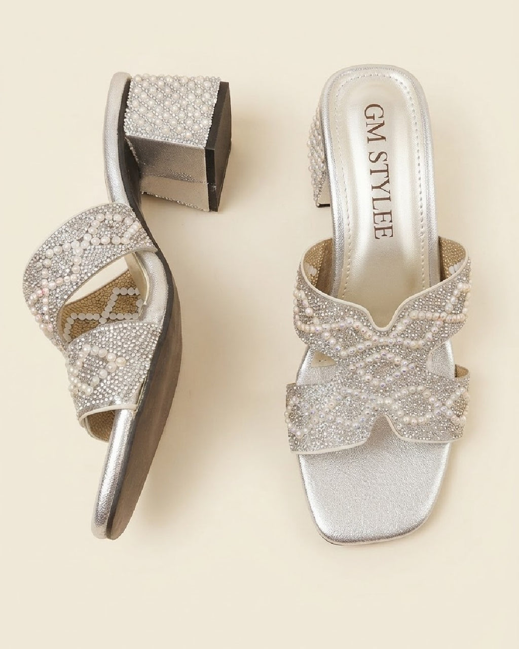 GM PEARL CRYSTAL GRACE  CHAPPAL